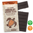 Chocolate with salted almonds 75g